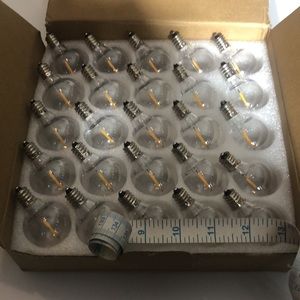 G40 Led Replacement Light Bulbs, E12 Screw Base Shatterproof LED Globe Bulbs Lig